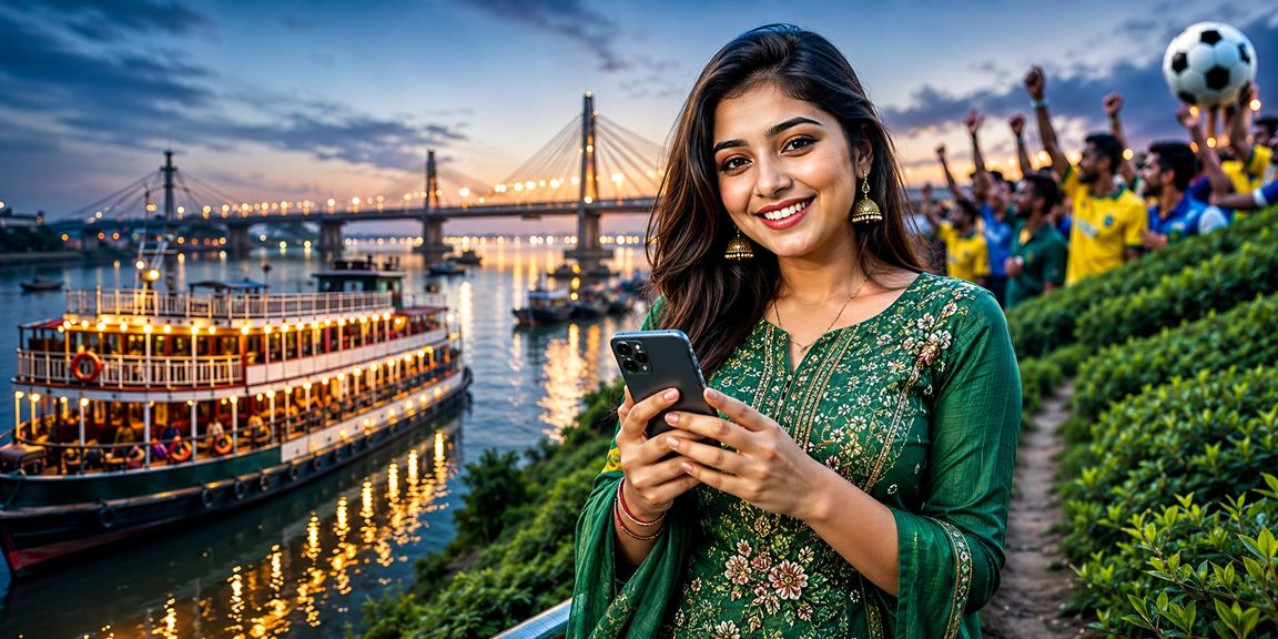 ময়মনসিংহে চা বাগানে bbaje মোবাইল বোনাস অফার ব্যবহার করছেন একজন ব্যবহারকারী